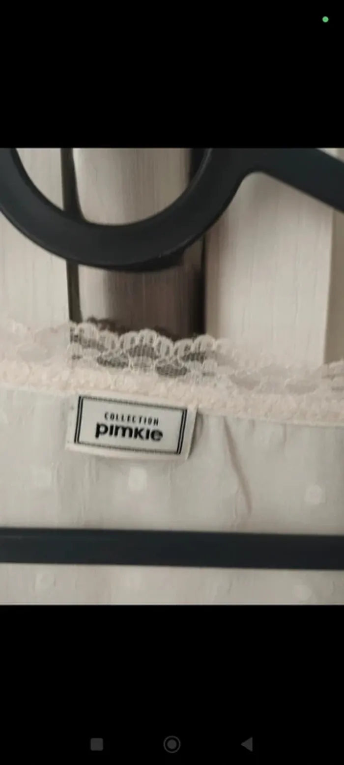 Blouse blanche à plumetis pimkie 34 - photo numéro 8