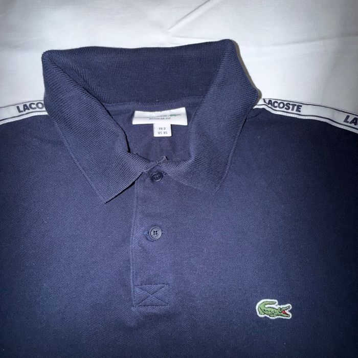 Polo Lacoste bleu marine taille XS. Comme neuf car porté une seule fois. - photo numéro 4