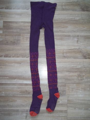 Collant violet et orange 12 ans