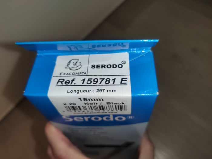 Exacompta 20 baguettes A4 à relier neuves - photo numéro 3