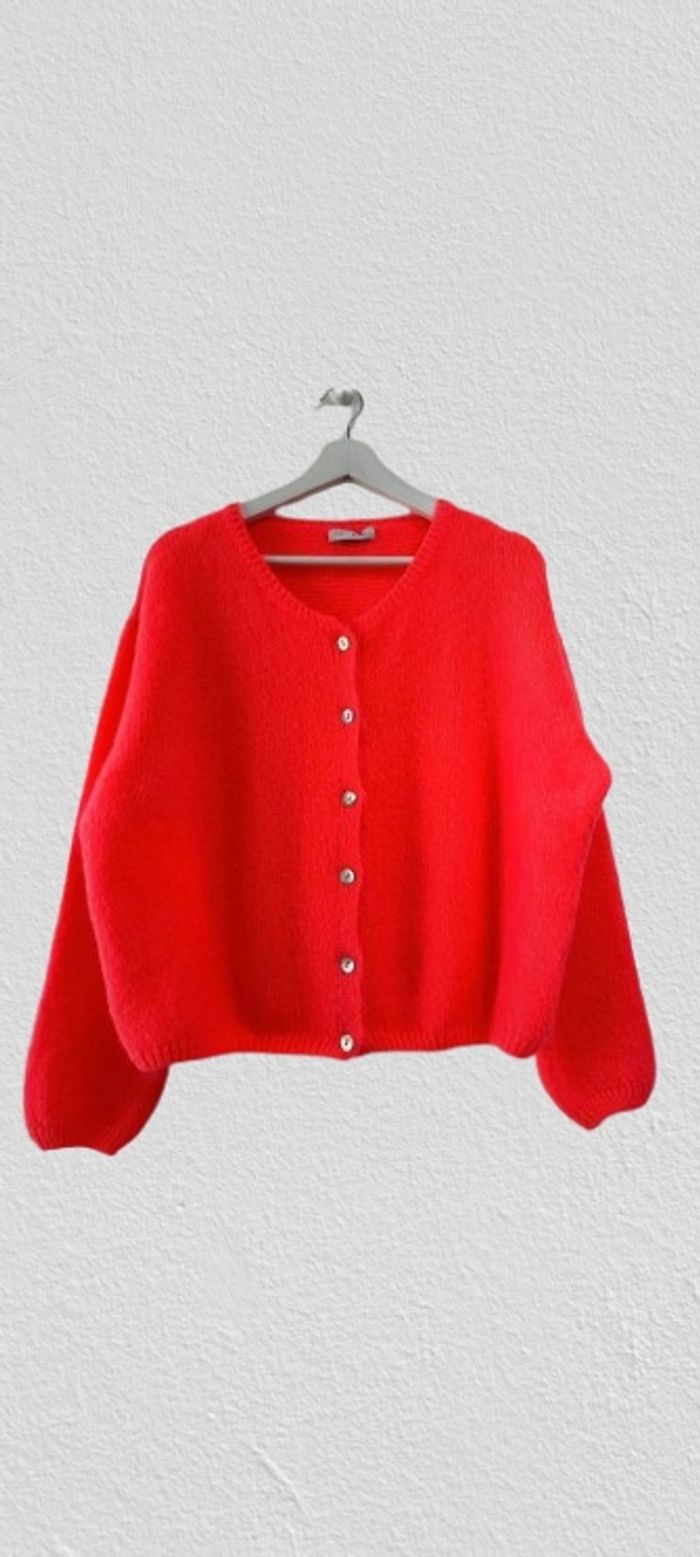 Cardigan Neuf Taille Unique Made In Italy - photo numéro 2