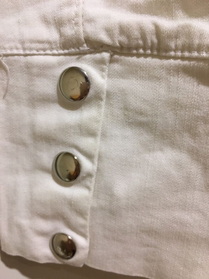 Pantacourt blanc taille 38 - photo numéro 2