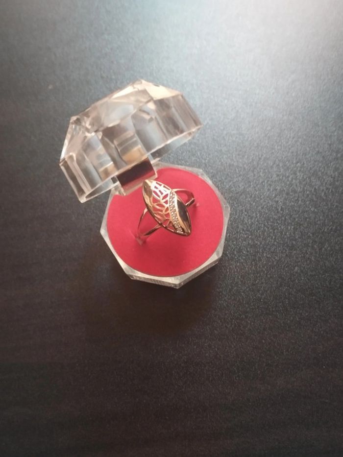 Bague vintage Marquise avec coffret cadeau - photo numéro 3