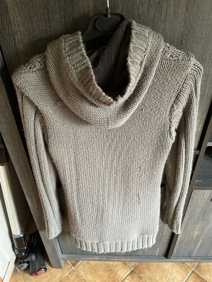 Gilet long doublé polaire - photo numéro 2