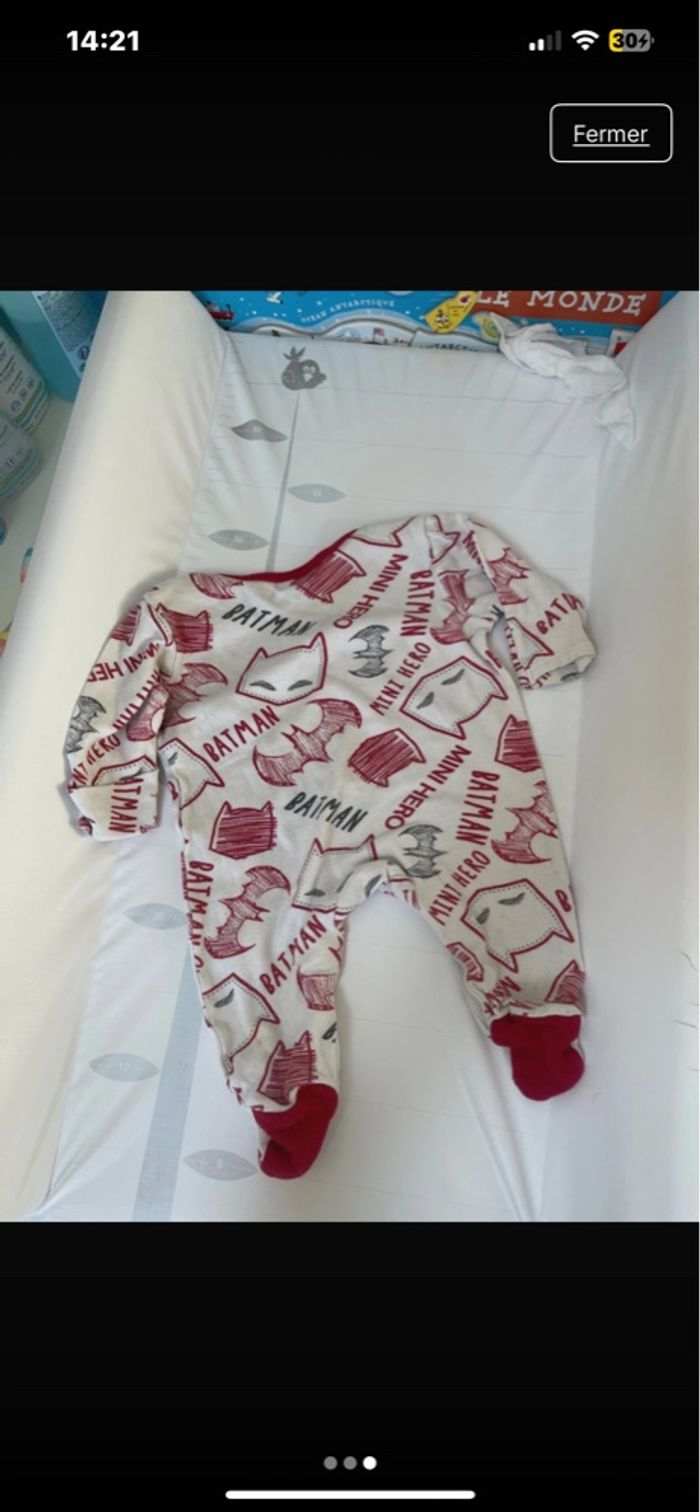 Grenouillère batman 3 mois - photo numéro 2