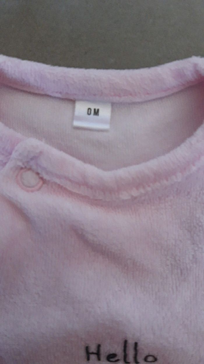 Pyjamas taille 0 rose - photo numéro 3