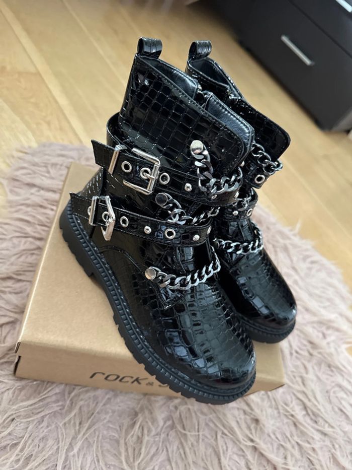 Bottines femme vernies - photo numéro 5