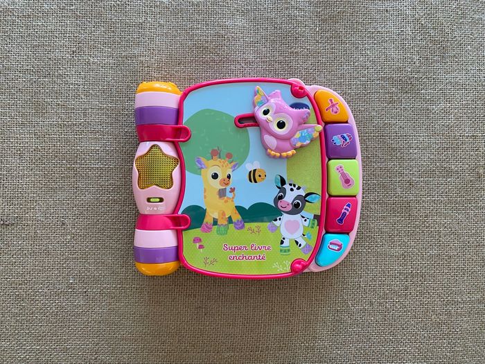 Super livre enchanté des Baby loulous rose Vtech
