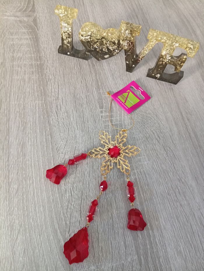 Lot de 5 décos spécial Noël pour sapin où autres - photo numéro 4