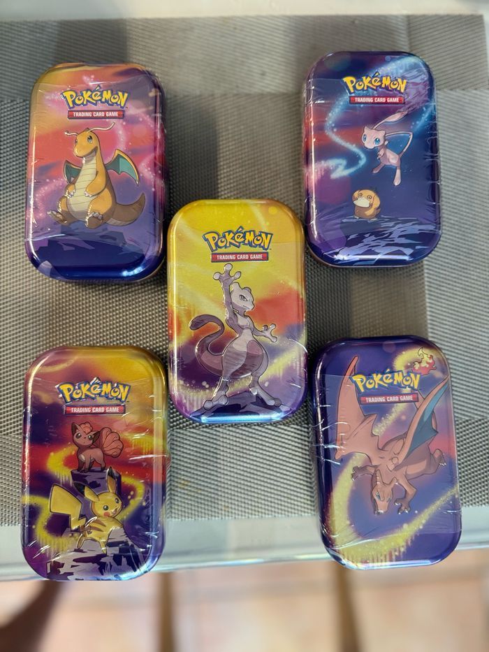 Artset pokemon mini tins pouvoirs de kanto juin 2025 - photo numéro 2