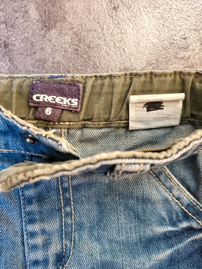 Jean bébé garçon 6 mois creeks très bon état - photo numéro 2