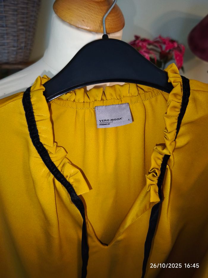 Blouse moutarde VEROMODA 40 - photo numéro 7