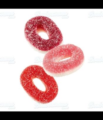 100g d'anneaux fruits rouges