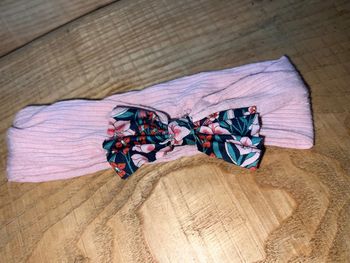 Bandeau à cheveux en Liberty Jacadi primerose fille rose