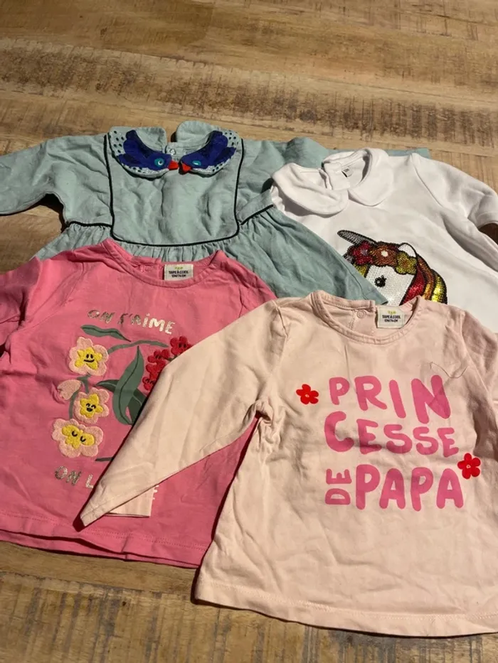 Lot de 4 hauts