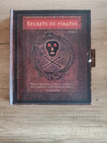 Livre pour enfants "secrets de pirates"