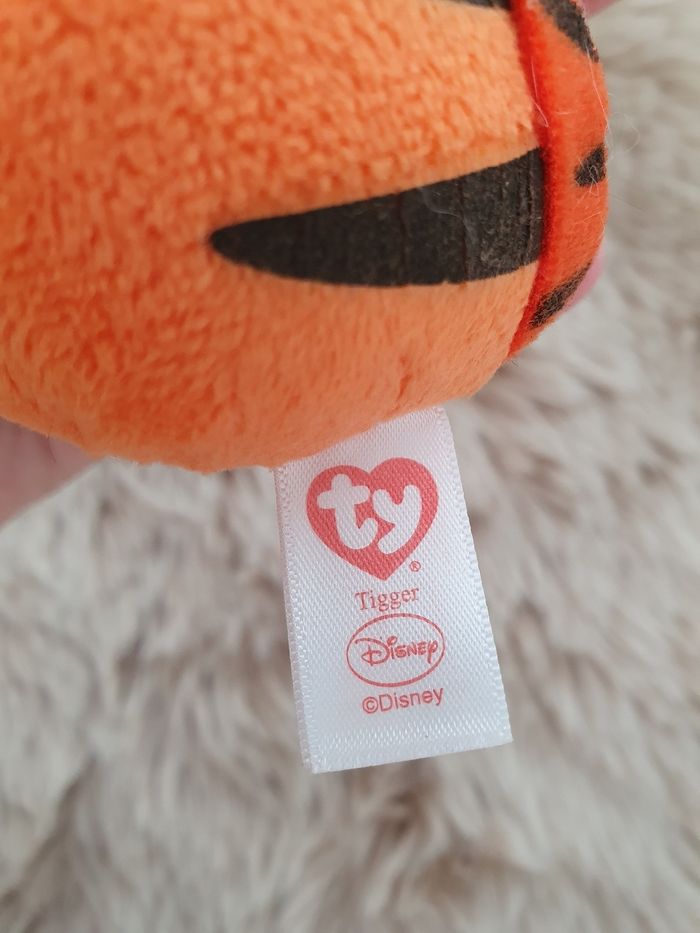 Peluche  boule tigrou ty - photo numéro 3