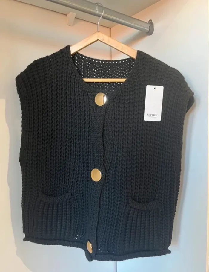 Gilet sans manche noir