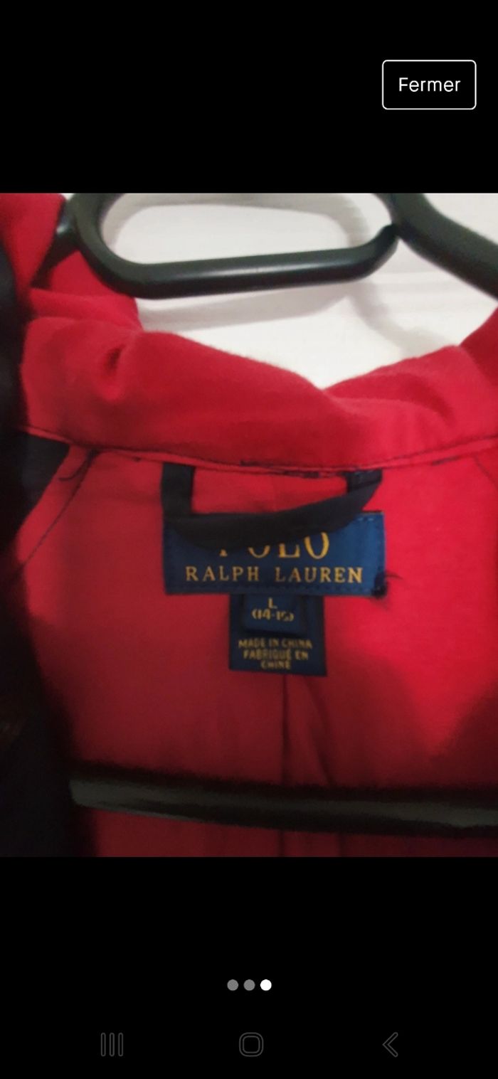 Veste Ralph laurent - photo numéro 2
