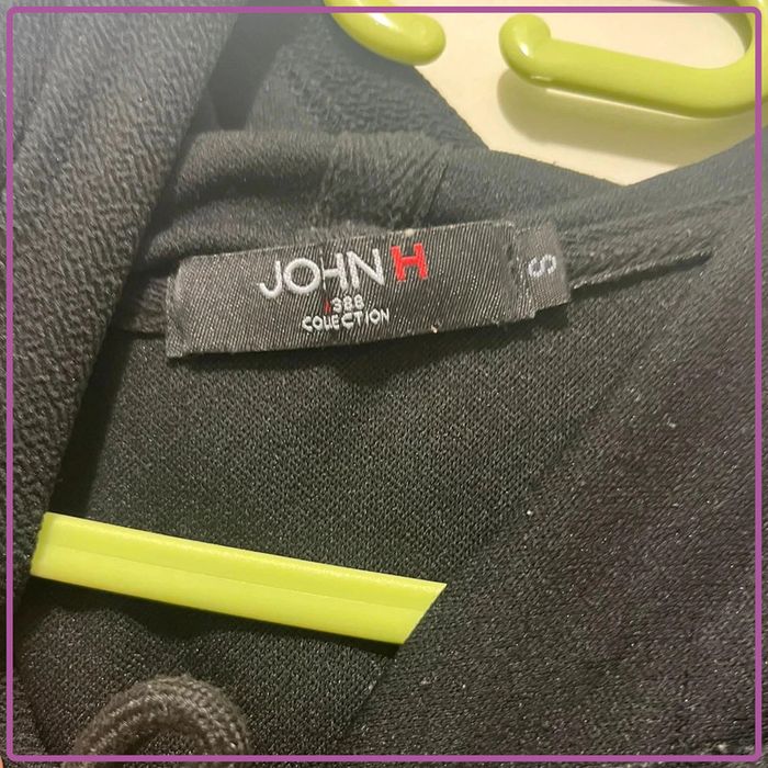 T-shirt pull à capuche, taille S marque John H - photo numéro 2