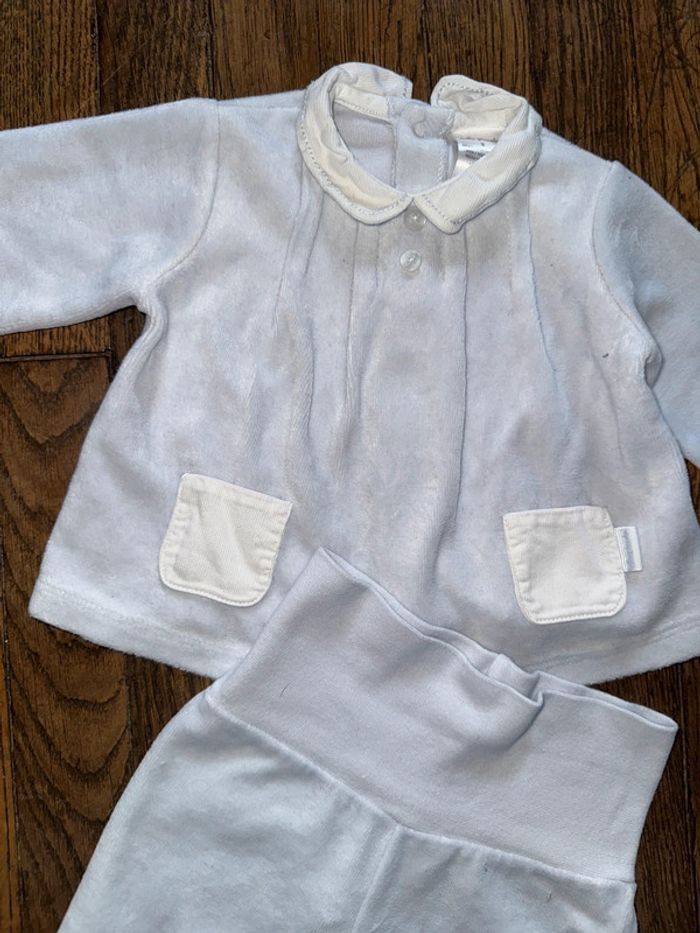 Ensemble velour tutto piccolo  3 mois - photo numéro 2