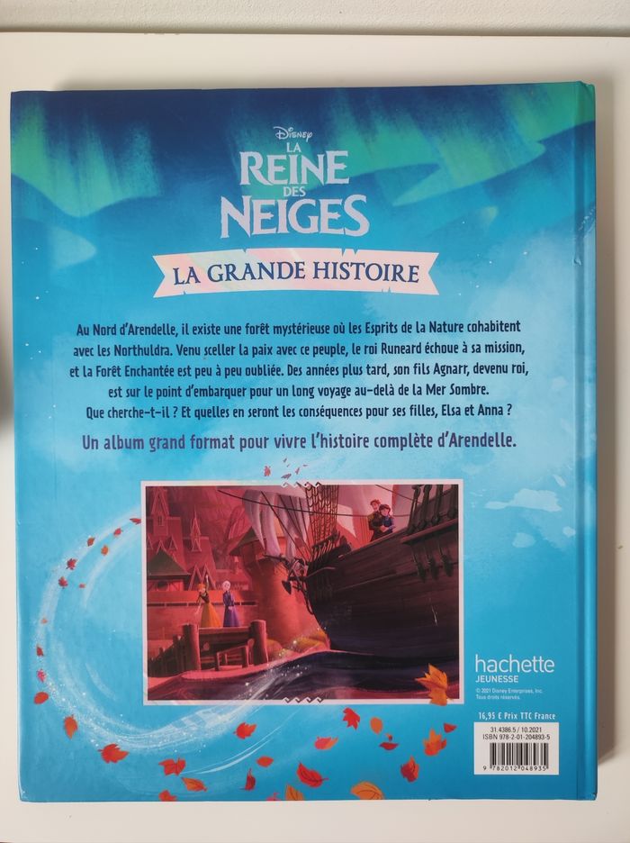 Livre la reine des neiges la grande histoire - photo numéro 2