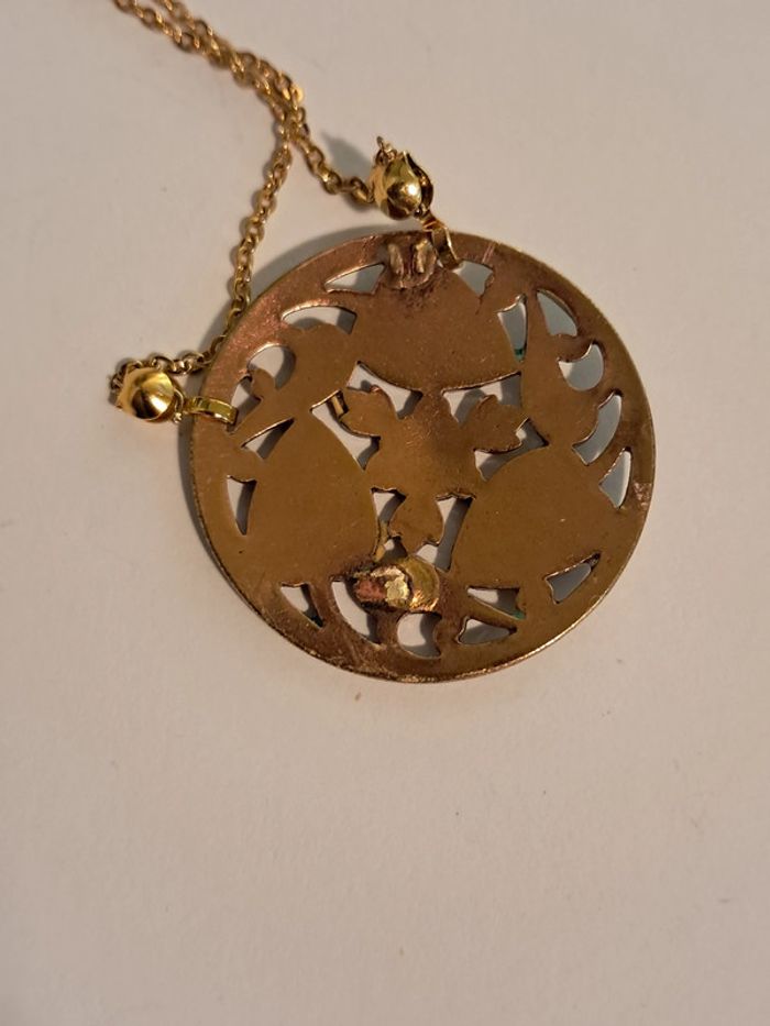 Collier avec plaqué emaillée - photo numéro 3