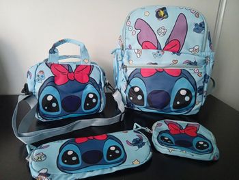 Ensemble 4 pièces stitch scolaire neufs