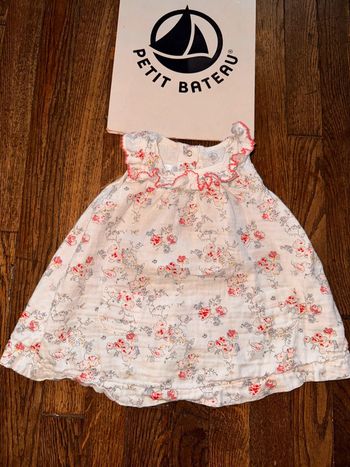 Robe petit bateau  6 mois