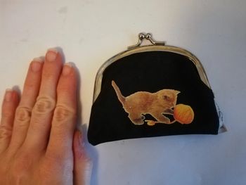 Très joli porte monnaie chat