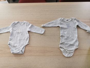 Lot de 2 bodies manches longues