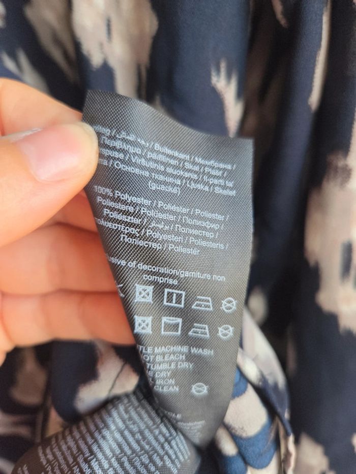 Robe fluide imprimée - pigalle neuve sans étiquette - taille s - photo numéro 6