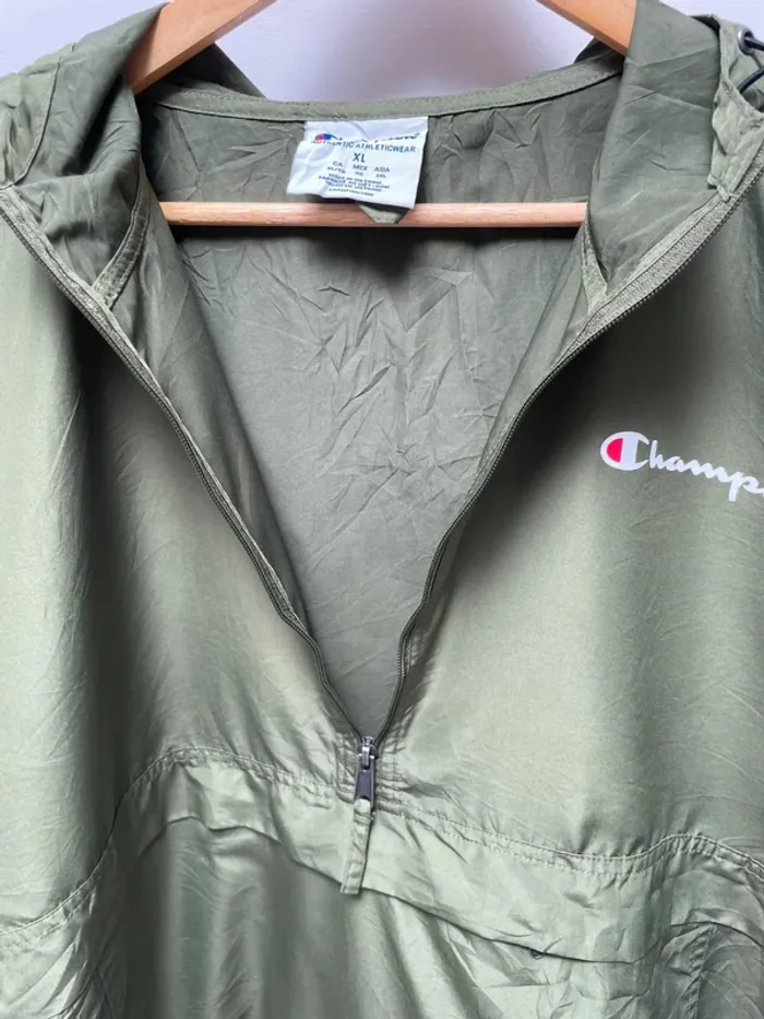 Half Zip Champion Kaki Mens XL - photo numéro 4