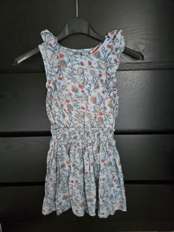 robe bleu fleur Tape a l'œil