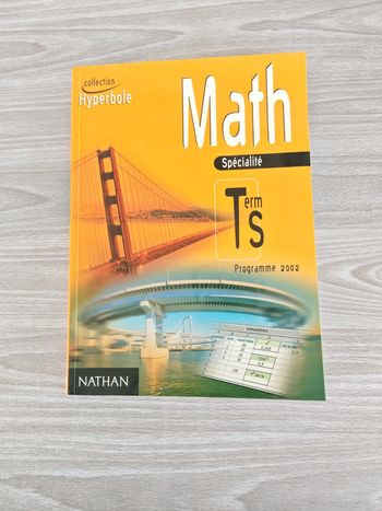 Math spécialité Term S