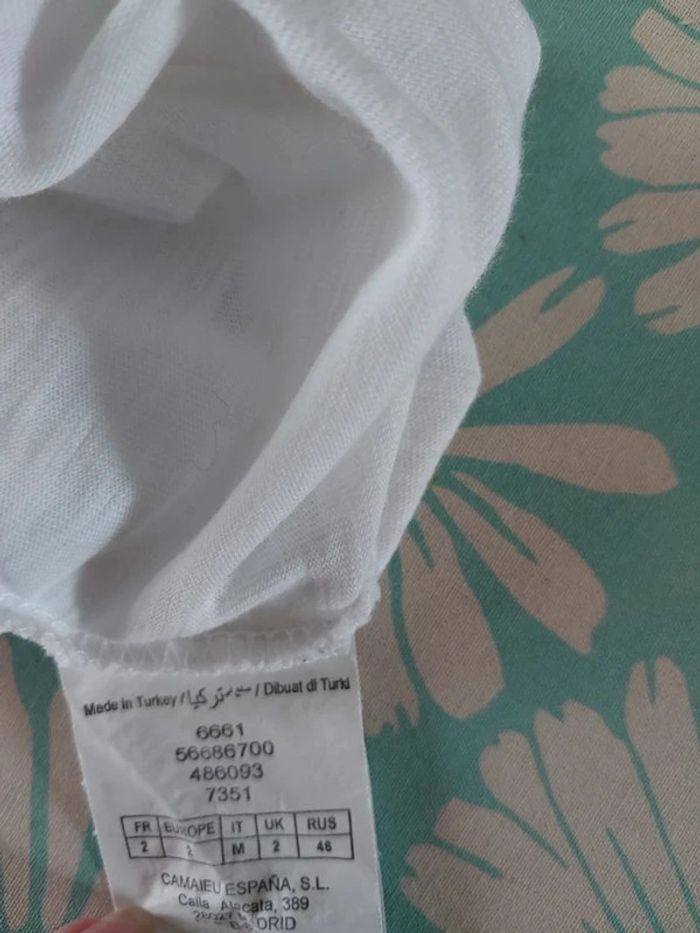 T shirt Camaïeu taille M en très bon état . - photo numéro 2