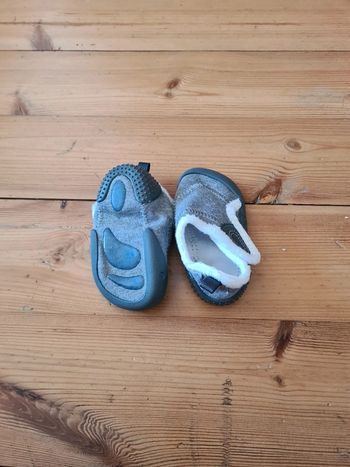 Chausson gris