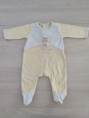 Pyjama velour marque Sucre d'Orge