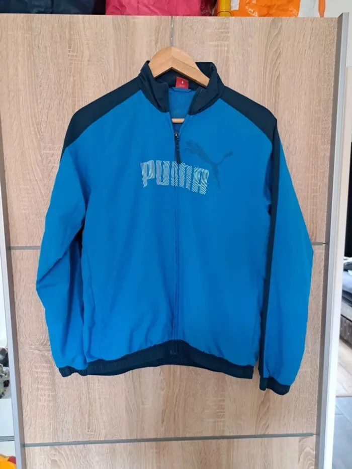 Veste bleue puma 14 ans