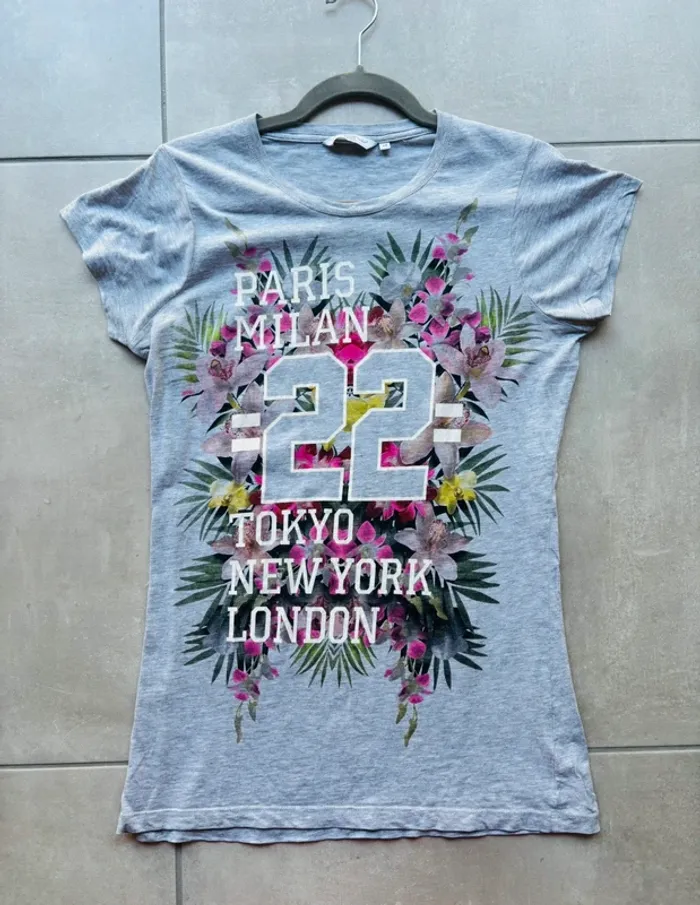 Magnifique t-shirt floral New Look neuf