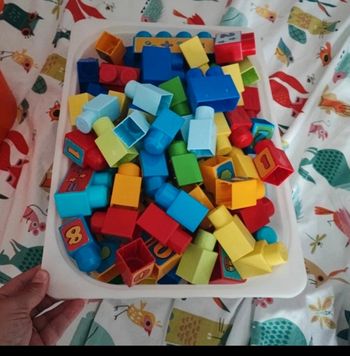 Lot de briques lego abrick ecoiffier