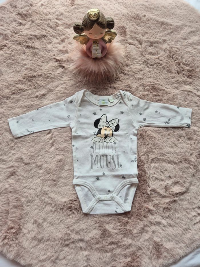 Body blanc minnie 3 mois