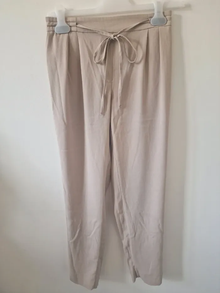 Pantalon cigarette fluide