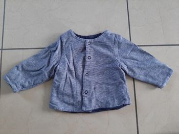 Veste légère réversible garçon 3 mois