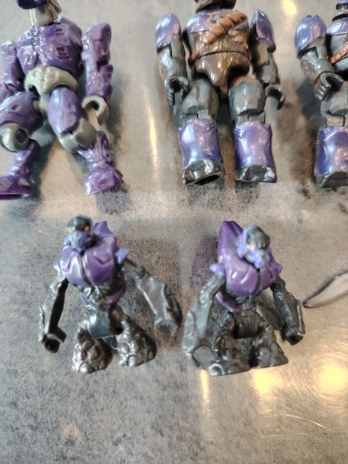 Lot figurines méga bloks halo purple series - photo numéro 5