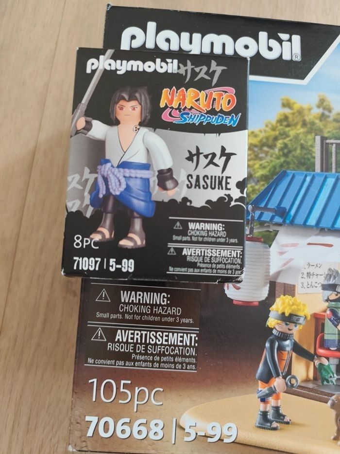 Lot Playmobil Naruto 70668 + 3 personnages - photo numéro 2