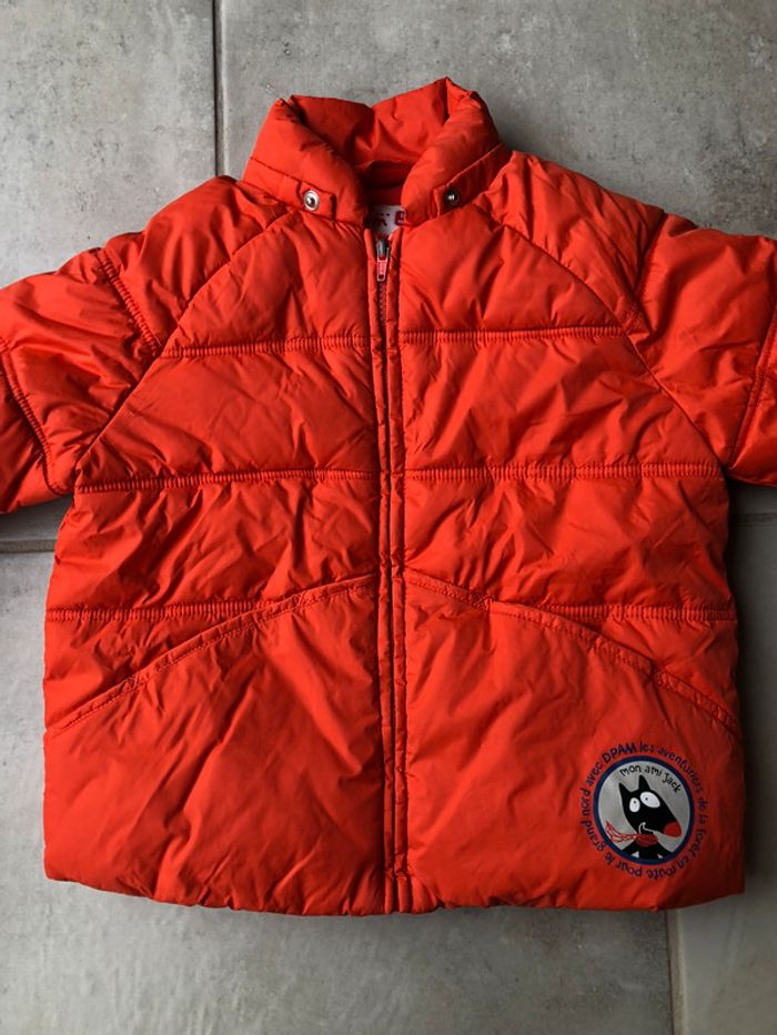 Doudoune orange 18 mois / 81 cm DPAM - photo numéro 2