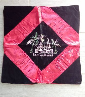 🎀 Taie de coussin souvenir d'Algérie 🎀