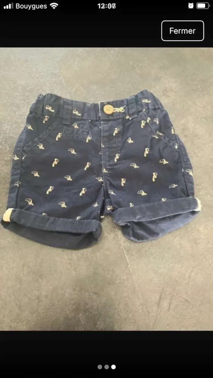 Lot de 3 short 9 mois - photo numéro 3