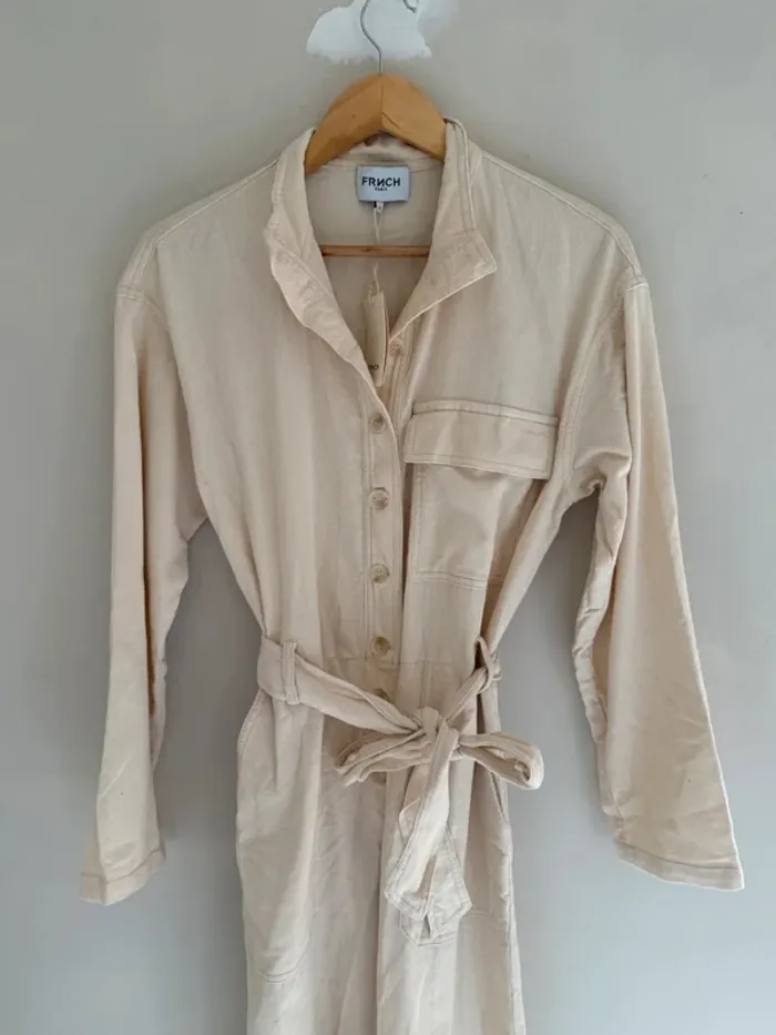 Combinaison velours beige - photo numéro 3